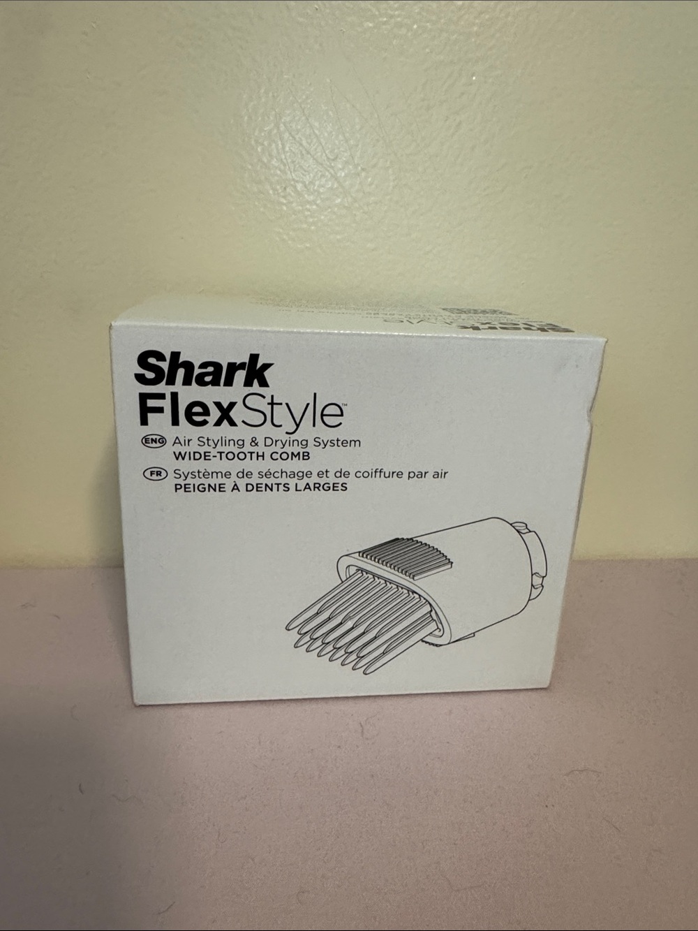 Shark FlexStyle Wide-Tooth Comb Attachment - White